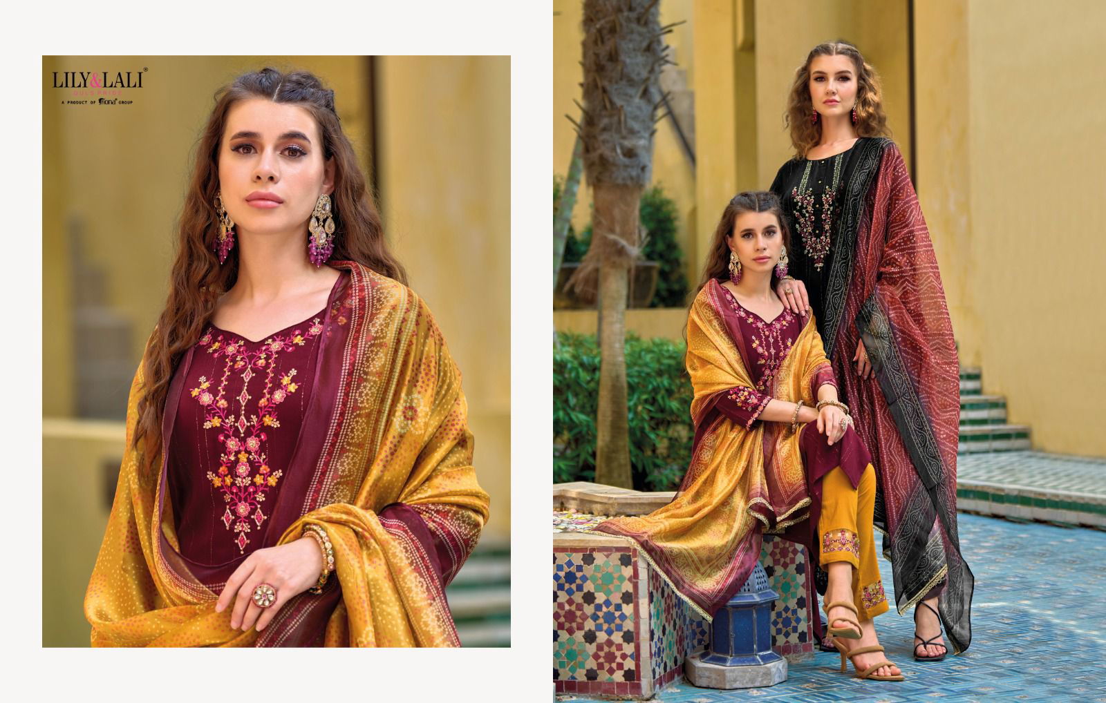 Bandhej Lily And Lali 10901-10906 Readymade Salwar Suits Catalog